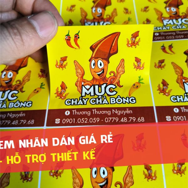 in decal tem nhãn