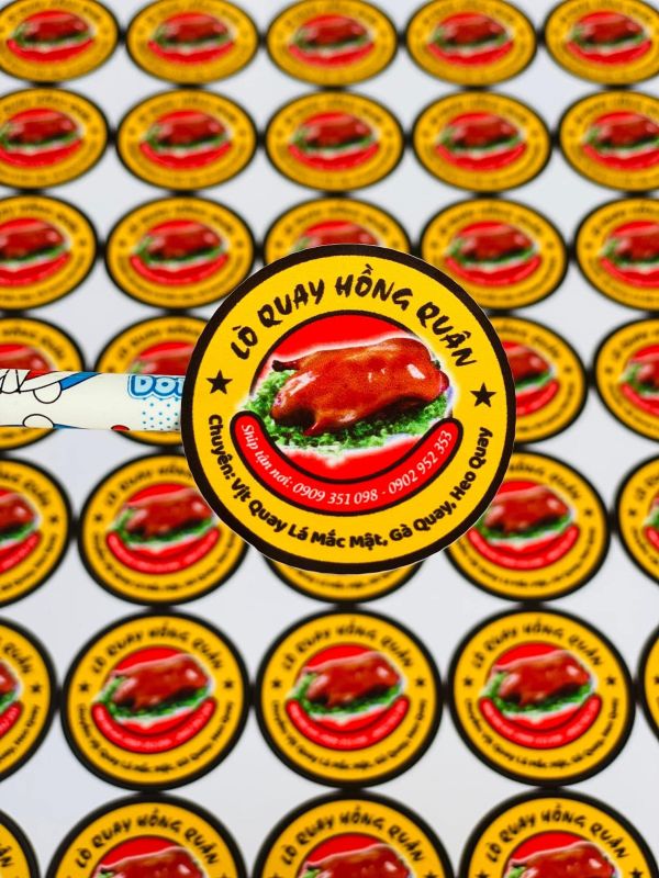 in decal tem nhãn logo