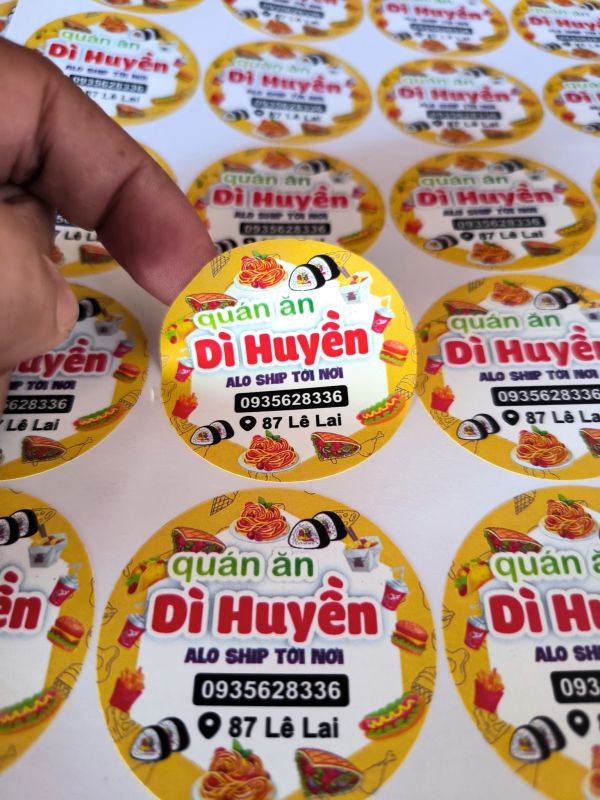 in decal tem nhãn logo
