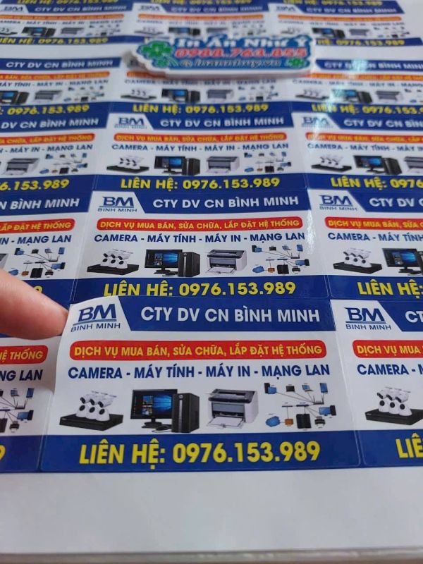 in decal tem nhãn 