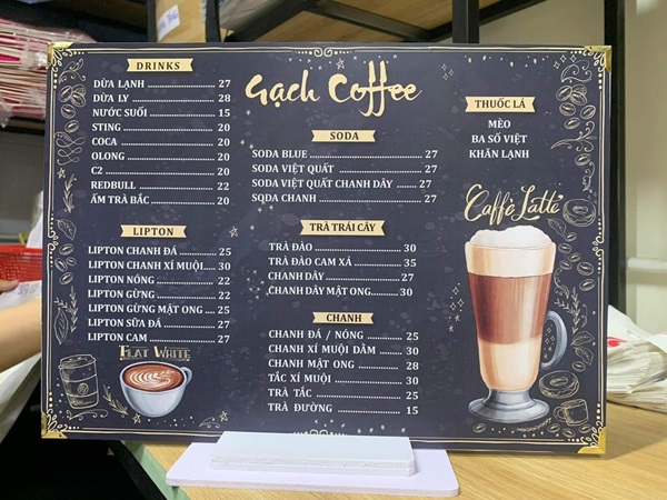in menu tphcm