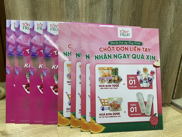 menu nước ép