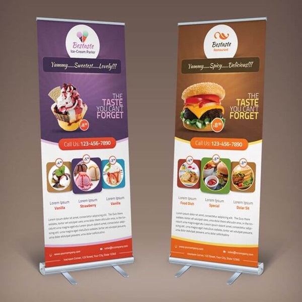 standee cuốn nhôm